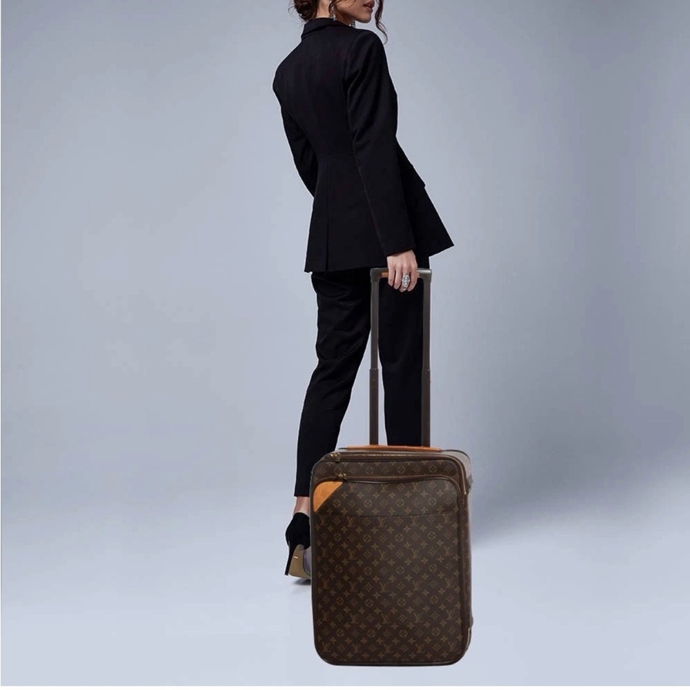 Louis Vuitton Monogram Canvas Business Pegase Legere 55 Luggage